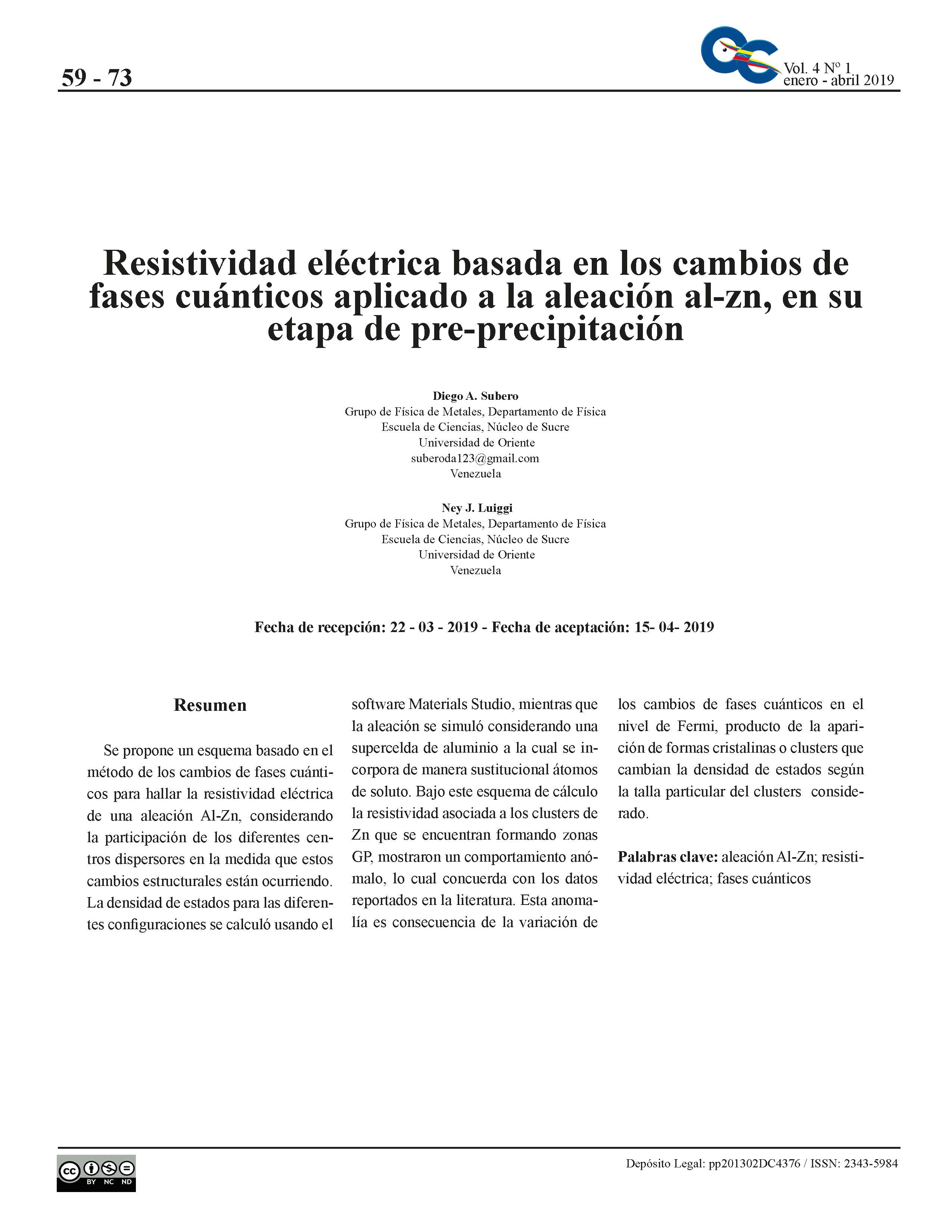 La resistividad eléctrica