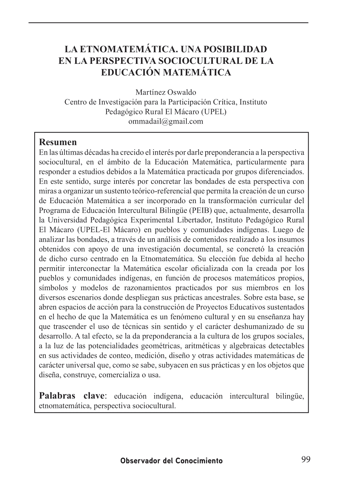 Educación Matemática