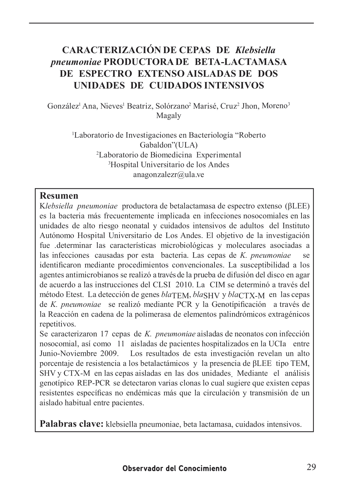 Productora de betalactamasa de espectro extenso