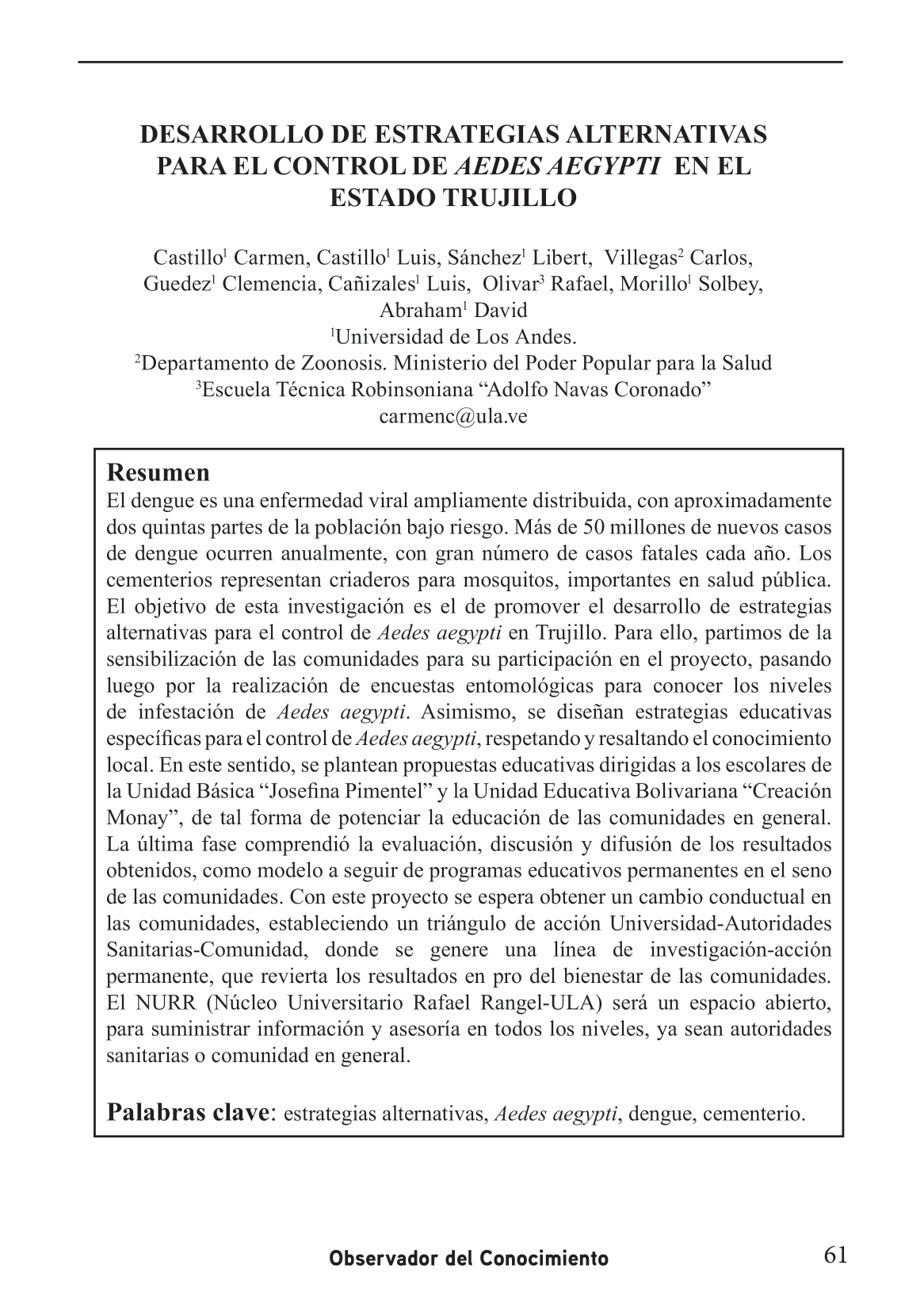 El dengue es una enfermedad viral