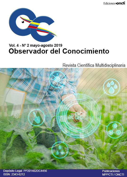 					Ver Vol. 4 Núm. 2 (2019): Observador del Conocimiento
				