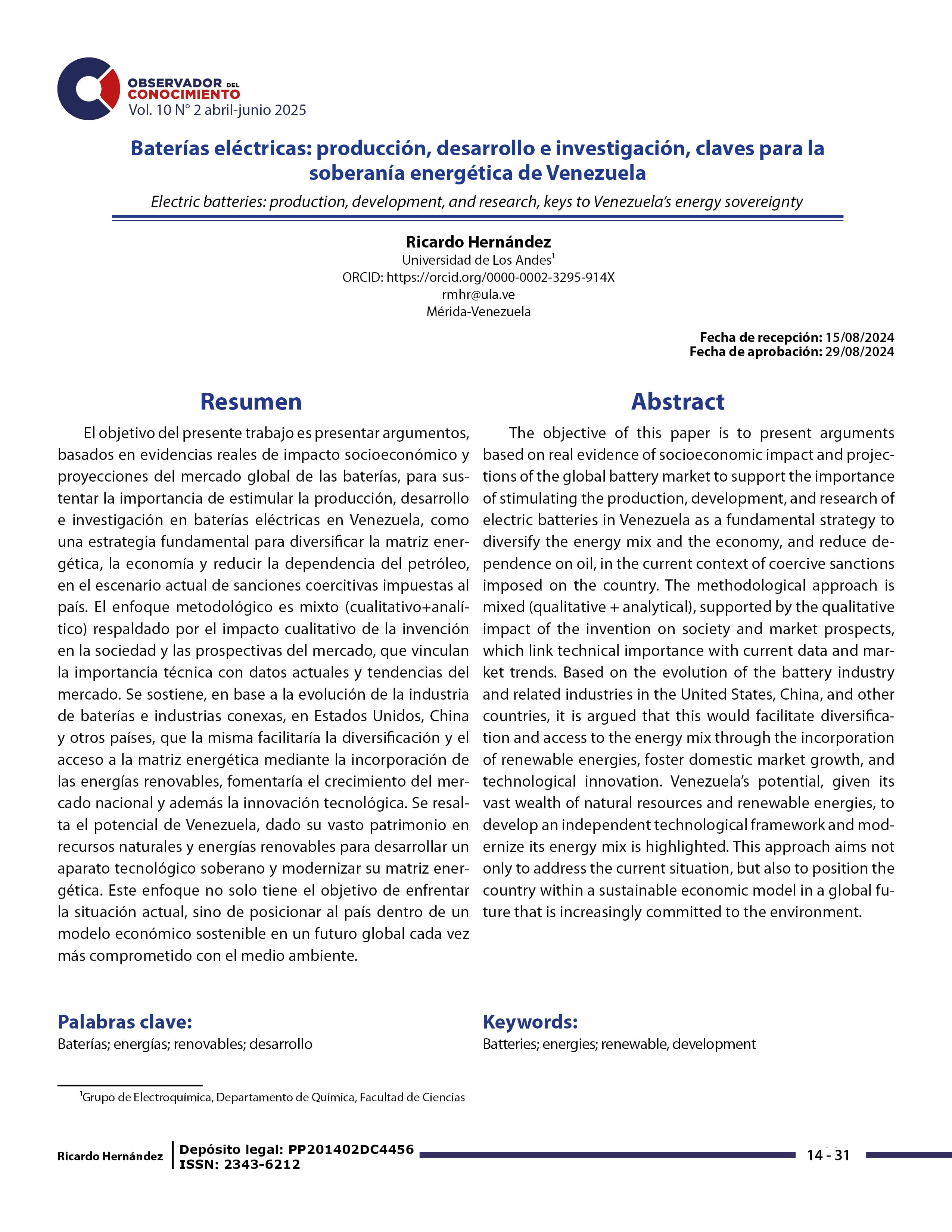 Desarrollo e invstigación