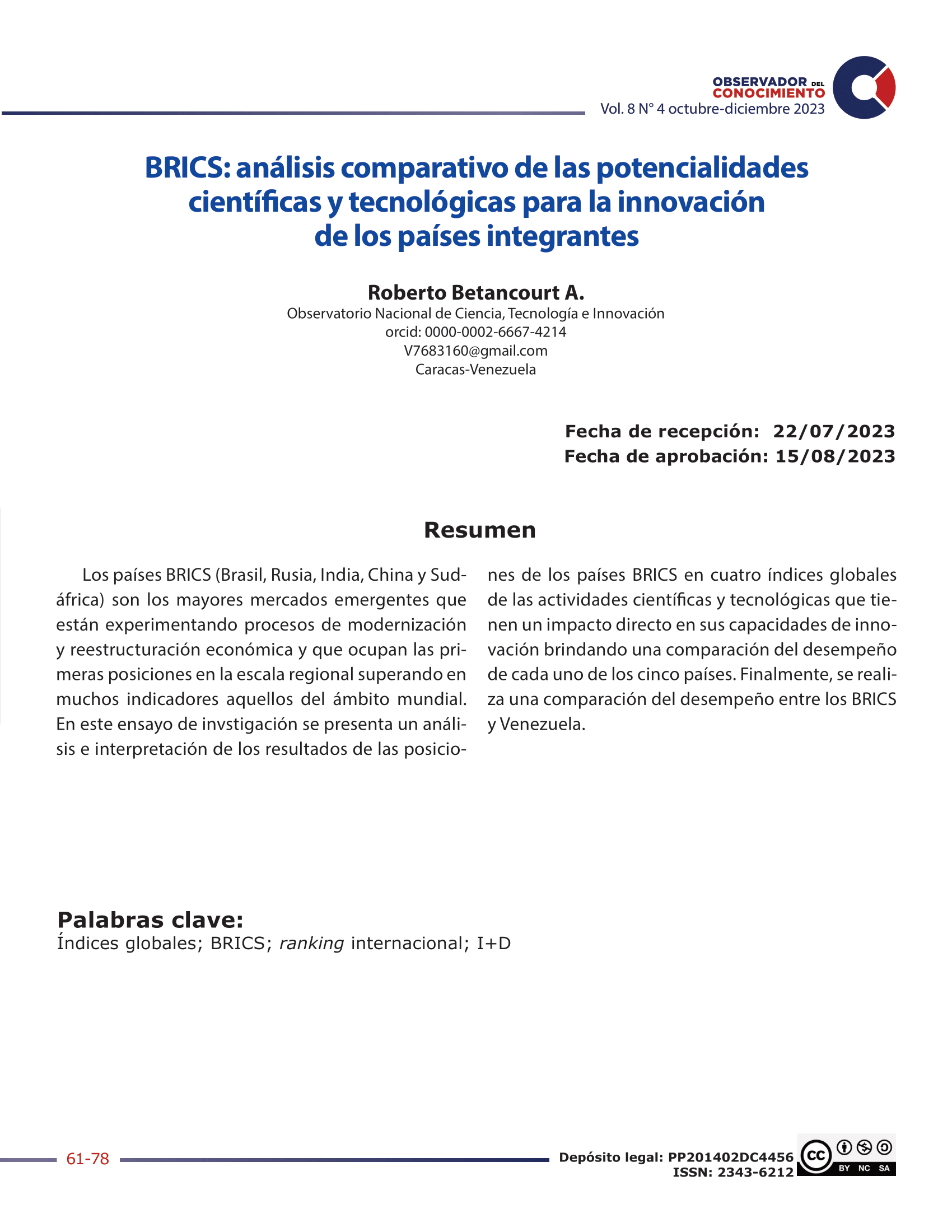 Análisis comparativo