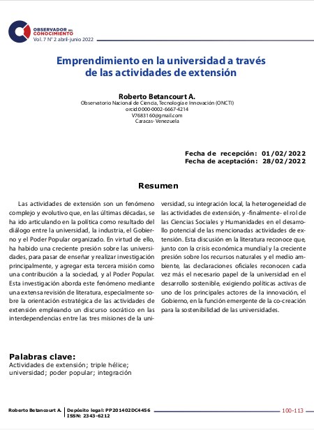  Emprendimiento en la universidad