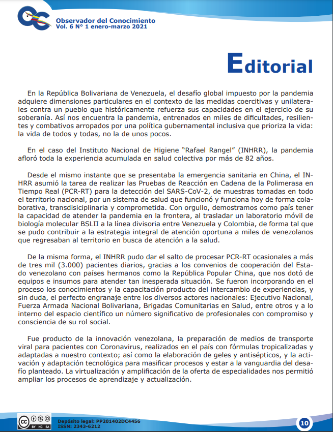  El desafío global impuesto por la pandemia 