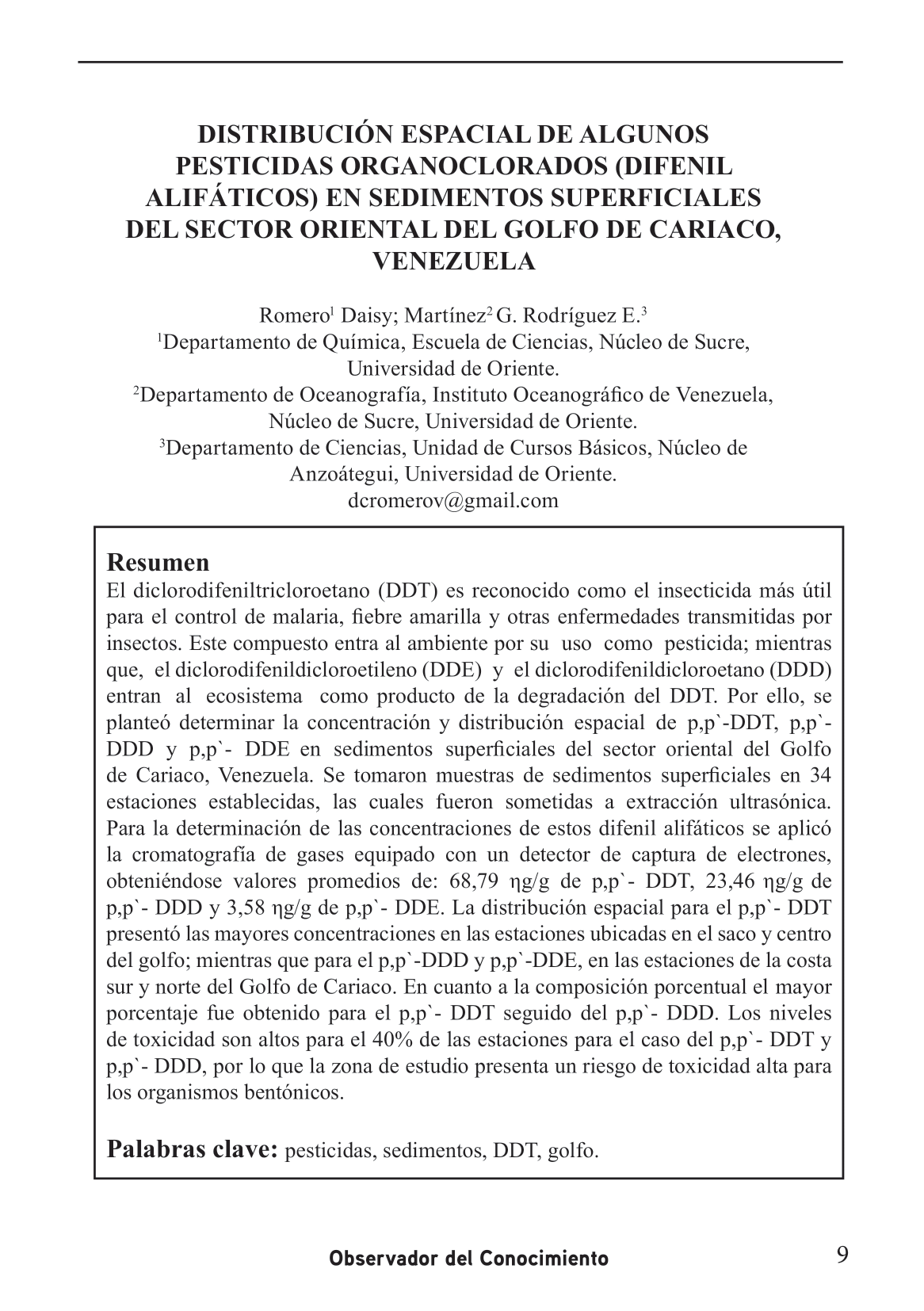 Diclorodifeniltricloroetano (DDT)