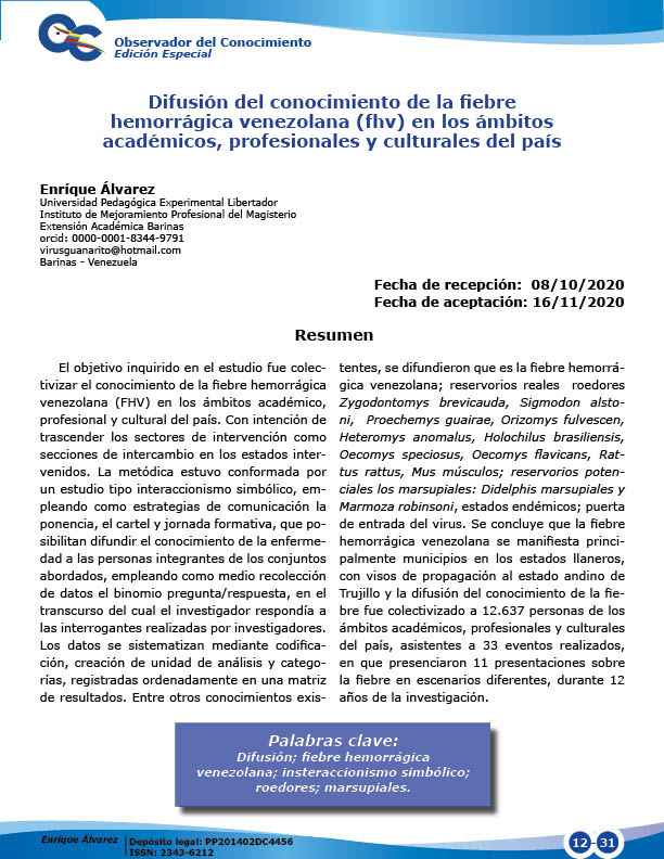 Fiebre hemorrágica  venezolana (FHV)